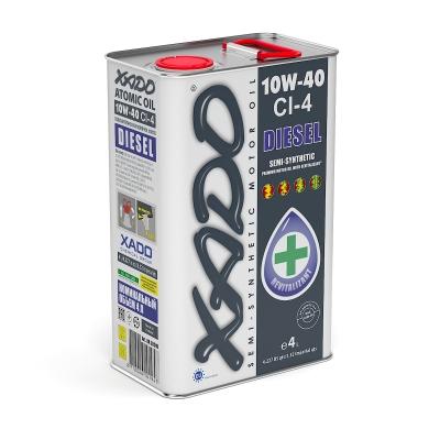 Motor oil atomic oil 10w-40 ci-4 Diesel (can 4l)