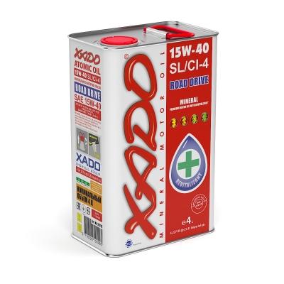 Motor oil XADO Atomic OIL 15W-40 SL/CI-4 (can 4 l)