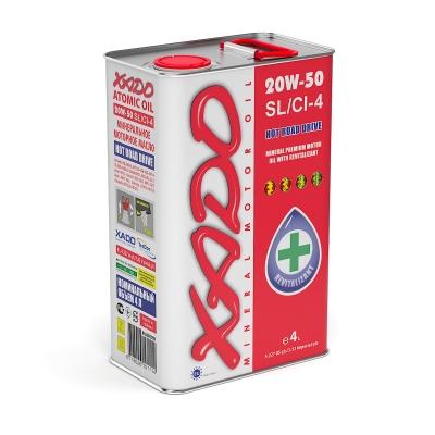 Motor oil Atomic oil 20W-50 SL/CI-4 (can 4 l)