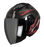 SBA-3 Canvas Matt Black With Red