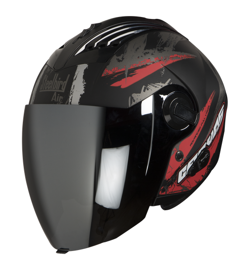 SBA-3 Canvas Matt Black With Red