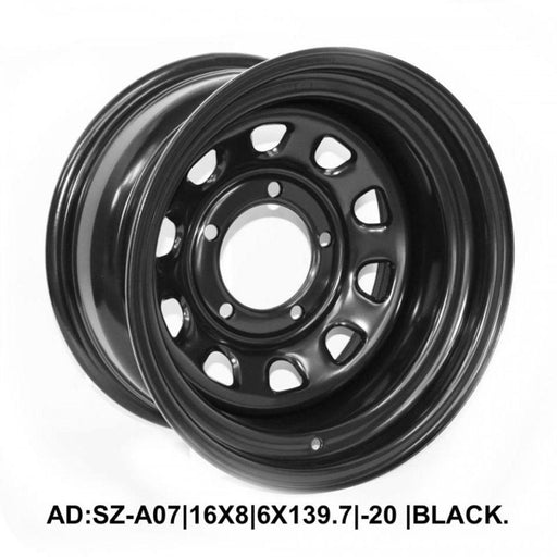 Steel Wheels for Isuzu V-Cross, Fortuner & Endeavour - Black
