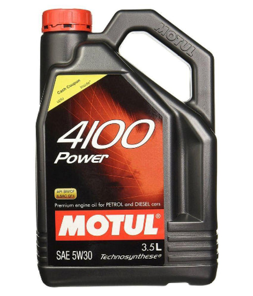 Motul 4100 POWER 5W30 (Technosynthese) Motor Oil 3.5 Litre