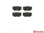 TOYOTA CAMRY 3 REAR PAD - BRAKE PAD