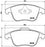 LANDROVER LANDROVER FREELANDER EVOQUE FRONT PAD - BRAKE PAD