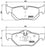 BMW BMW X1/3 SERIES (E90) REAR PAD - BRAKE PAD