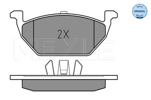 Front Brake pad set SKODA : Octavia ( O/M & N/M )/Fabia/Rapid , VW : Polo / Vento/JETTA