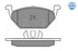 Front Brake pad set SKODA : Octavia ( O/M & N/M )/Fabia/Rapid , VW : Polo / Vento/JETTA