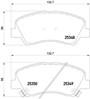 HYUNDAI VERNA FLUIDIC FRONT - BRAKE PAD