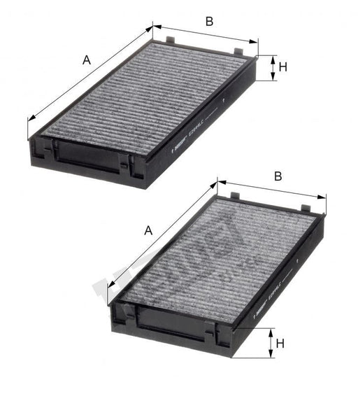 HENGST CABIN FILTERS-BMW X5 3.0D