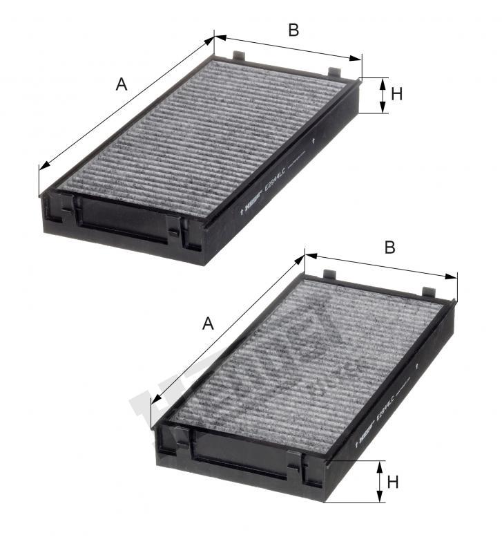 HENGST CABIN FILTERS-BMW X5 3.0D