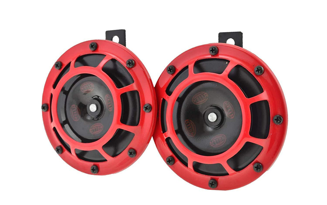 Hella Grill Super Loud Tone Horn set (Red)