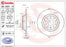 Brembo Rotor - Back/SKODA SUPERB 3V3(2015)