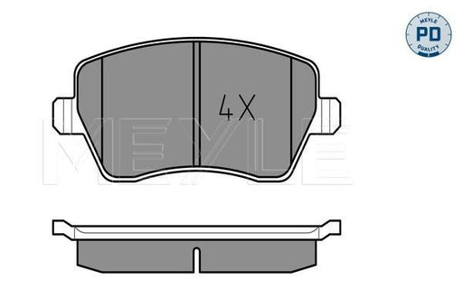 Front Platinum Brake pad set RENAULT : Duster