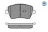 Front Platinum Brake pad set RENAULT : Duster