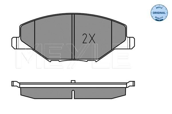 FRONT BRAKE PAD SET POLO / VENTO / FABIA / RAPID