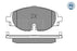 Front Platinum Brake Pad Set ( LATEST ) OCTAVIA/PASSAT/A3 ( ALL N/M )