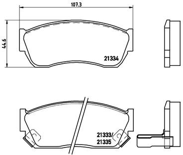 MARUTI MARUTI ESTEEM PAD - BRAKE PAD