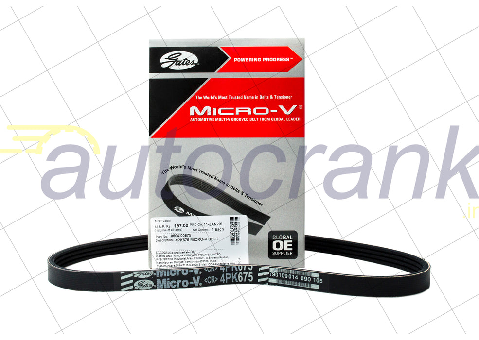 Gates Micro V CR Belt-Fiat Siena