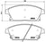 CHEVROLET CRUZE FRONT PAD - BRAKE PAD