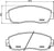 HONDA HONDA CRV III FRONT PAD - BRAKE PAD