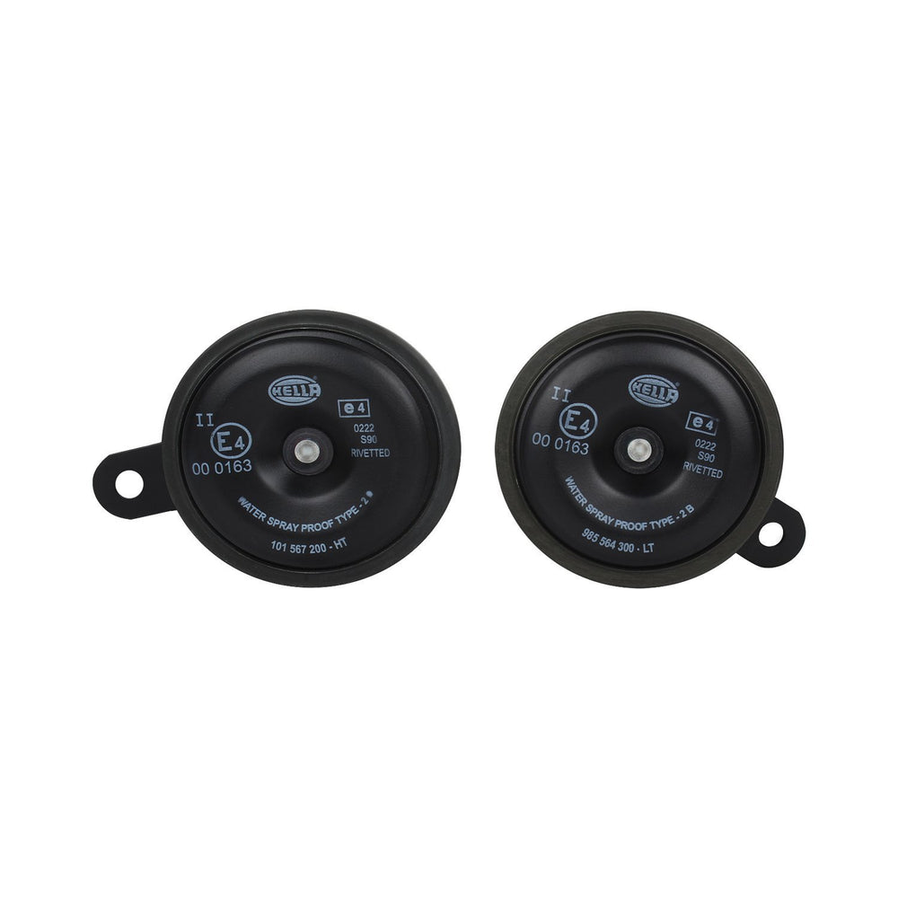 Hella Thunder Super Tone Horn Set (12V, Black)