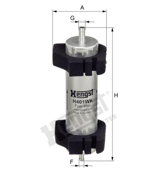 HENGST FUEL FILTER- AUDI Q5 2.0 TDI/3.0 TDI