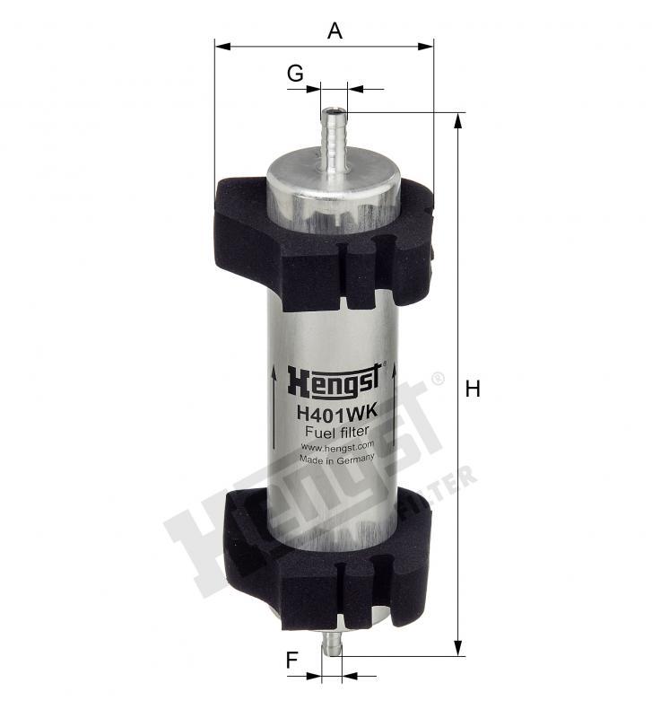 HENGST FUEL FILTER- AUDI Q5 2.0 TDI/3.0 TDI