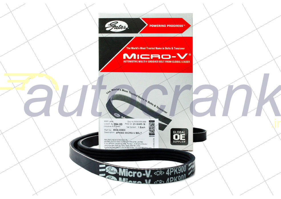 Gates  MICRO V EPDM Belt-Hyundai Accent