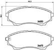 FORD ENDEAVOUR OLD FRONT PAD - BRAKE PAD