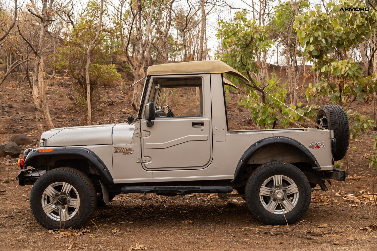 Bikini Soft Top Black for Mahindra Thar -Sand