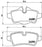 BMW MINIMINI CABRIO 57 REAR PAD - BRAKE PAD
