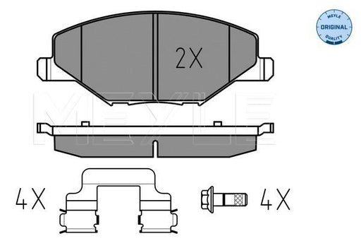 FRONT BRAKE PAD SET POLO / VENTO / FABIA / RAPID