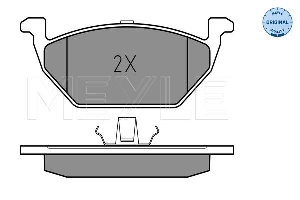 Front Brake pad set SKODA : Octavia ( O/M & N/M )/Fabia/Rapid , VW : Polo / Vento/JETTA
