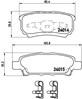 MITSUBISHI CEDIA REAR PAD - BRAKE PAD