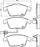 AUDI A4 2.0TDI FRONT PAD - BRAKE PAD