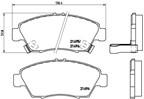 HONDACITY 5 I VTECH FRONT PAD - BRAKE PAD