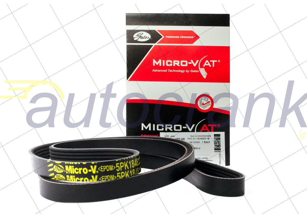 Gates MICRO V EPDM Belt-Hyundai Accent