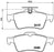 JAGUAR JAGUAR 2.2, 3.0 REAR PAD - BRAKE PAD