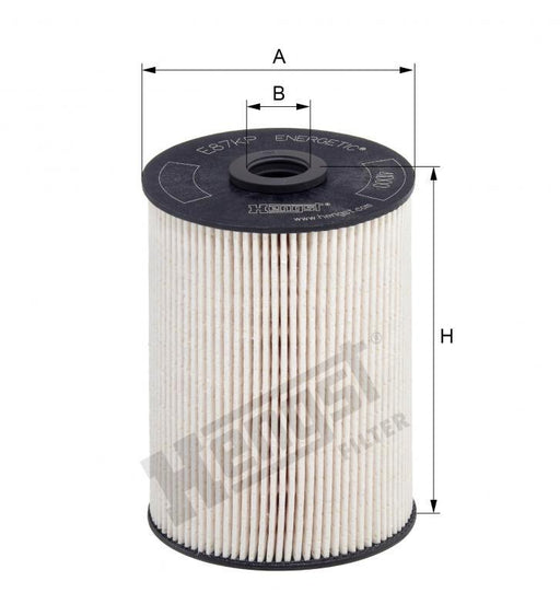 HENGST FUEL FILTER-SKODA JETTA 1.9 BXE