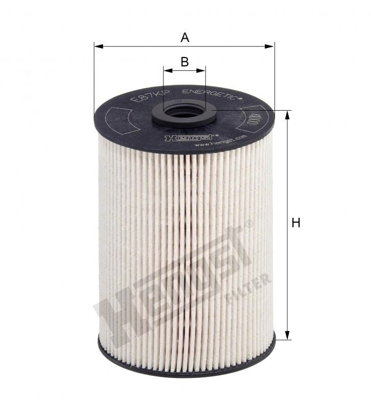 HENGST FUEL FILTER-SKODA JETTA 1.9 BXE