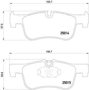 BMW BMW 1 SERIES FRONT PAD - BRAKE PAD