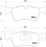 BMW BMW 1 SERIES FRONT PAD - BRAKE PAD