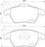 SKODA/VWPOLO GTI FRONT PAD - BRAKE PAD