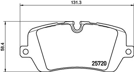 LANDROVER RANGEROVER 2013 REAR PAD - BRAKE PAD