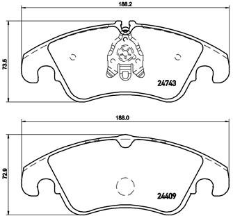 AUDI A6 4G 2.0TDI FRONT PAD - BRAKE PAD