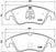 AUDI A6 4G 2.0TDI FRONT PAD - BRAKE PAD