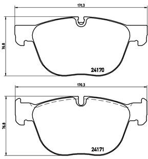 BMW BMW X5 FRONT PAD - BRAKE PAD