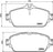 MERCEDES C W 205 FRONT PAD - BRAKE PAD