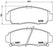 HONDA HONDA CIVIC FRONT PAD - BRAKE PAD
